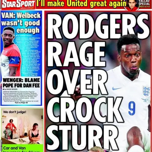 Daily Star back page