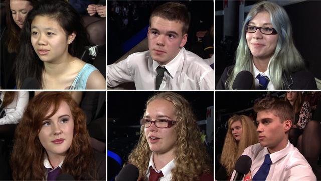 Audience members at The Big Big Debate