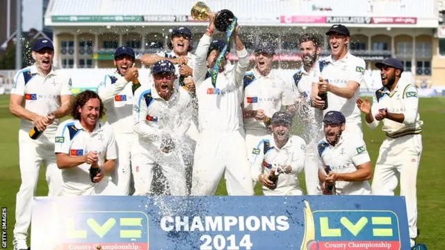 Yorkshire celebrate