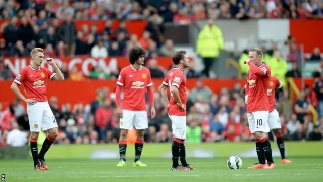 Manchester United against Swansea