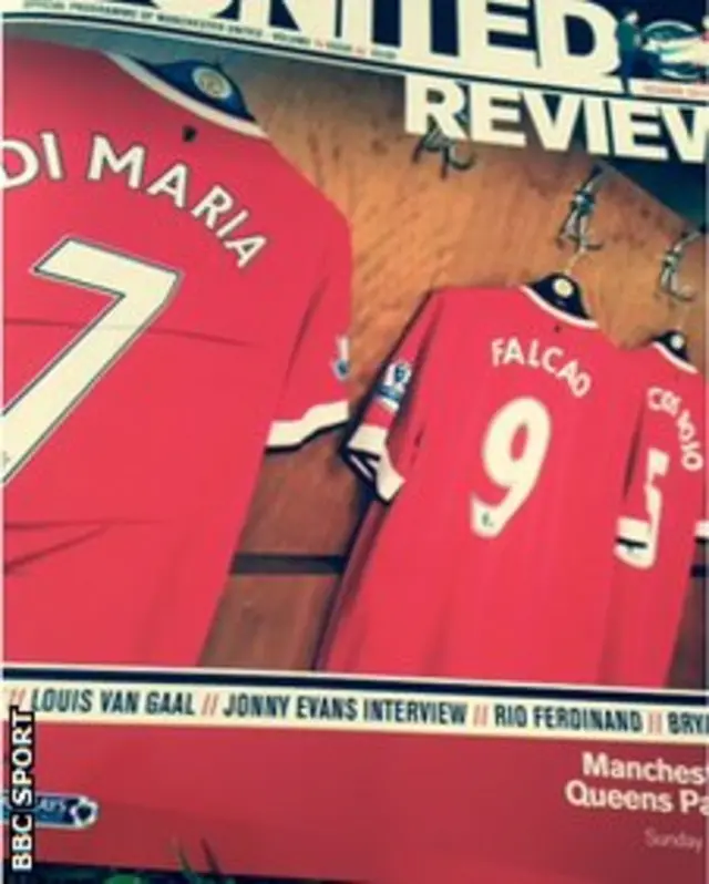 Manchester United programme