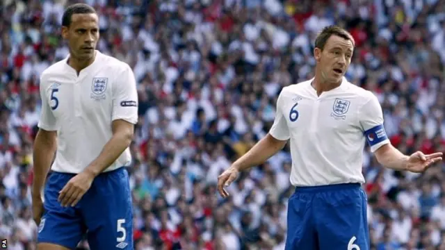 Rio Ferdinand and John Terry