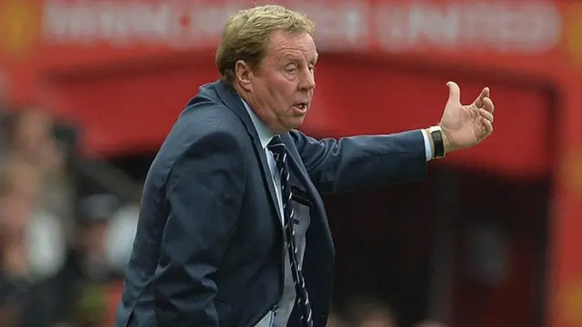 QPR manager Harry Redknapp at Old Trafford