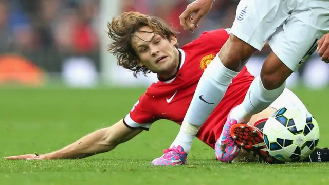 Manchester United defender Daley Blind against QPR