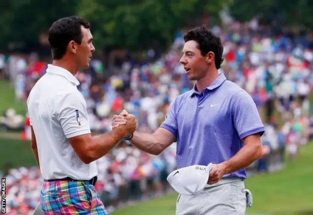 Rory McIlroy and Billy Horschel