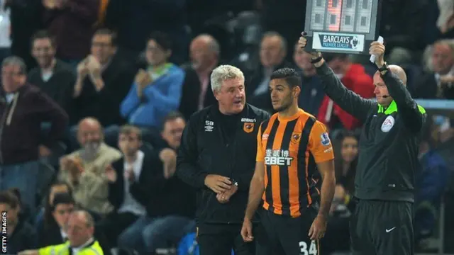 Hull manager Steve Bruce sends on Hatem Ben Arfa