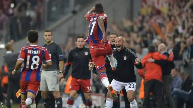 Jerome Boateng celebrates