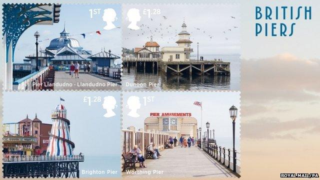 UK seaside stamps