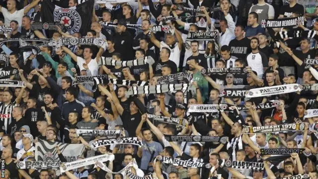 Partizan Belgrade supporters