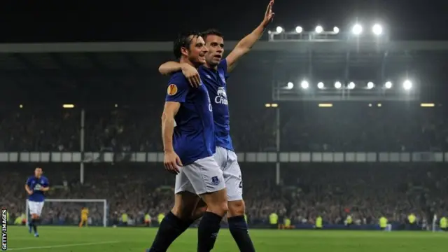 Leighton Baines and Seamus Coleman were both on the scoresheet for Everton