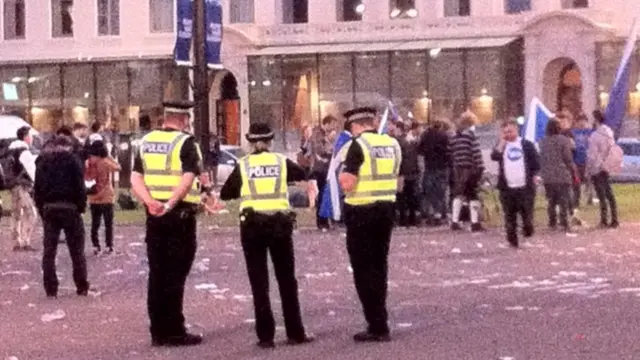 George Square after No vote