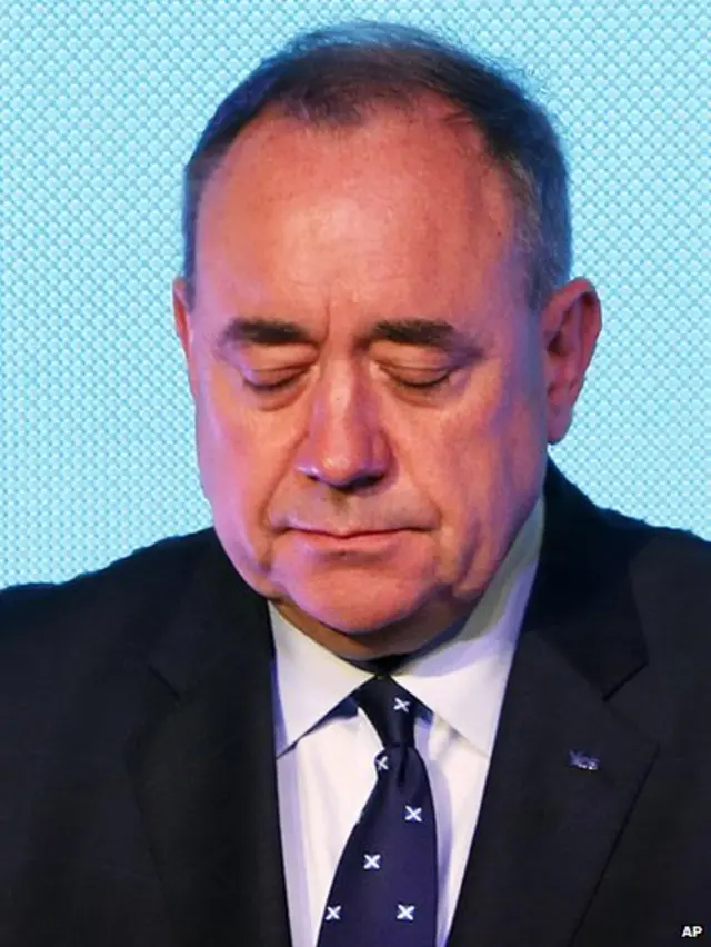 First Minister Alex Salmond