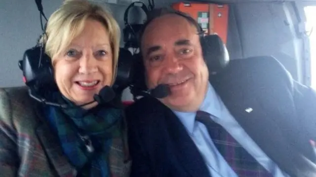 Alex and Moira Salmond