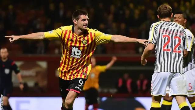 Kris Doolan was on target for Thistle