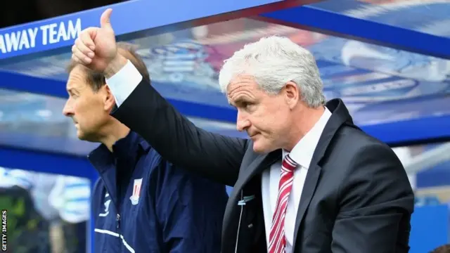 Stoke boss Mark Hughes