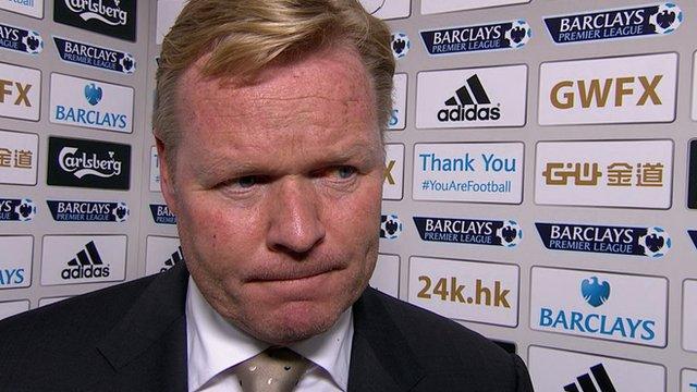 Southampton manager Ronald Koeman