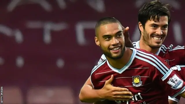 West Ham's Winston Reid celebrates