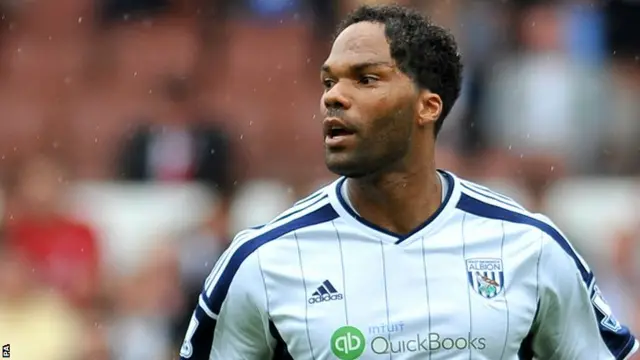 Joleon Lescott in action for West Brom