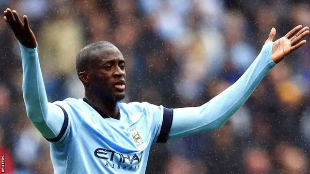 Manchester City midfielder Yaya Toure