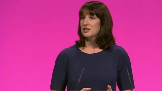 Shadow work and pensions secretary Rachel Reeves