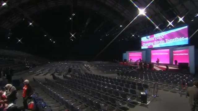 Conference hall wide shot