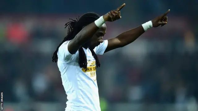 Swansea striker Marvin Emnes