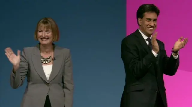 Harriet Harman and Ed Miliband