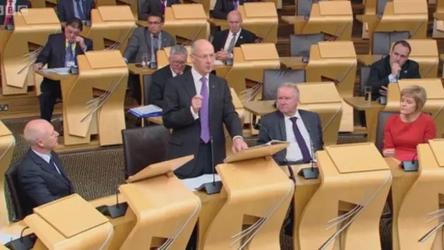 Finance Secretary John Swinney MSP