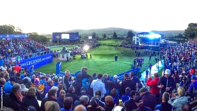 First tee at Gleneagles