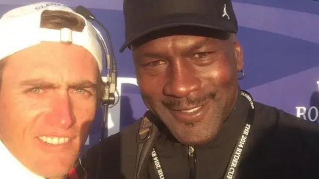 Nicolas Colsaerts (left) and Michael Jordan