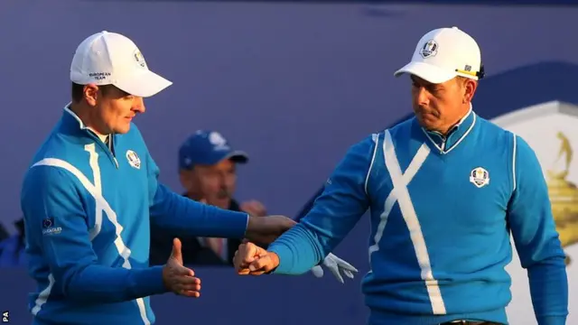 Justin Rose (left) and Henrik Stenson