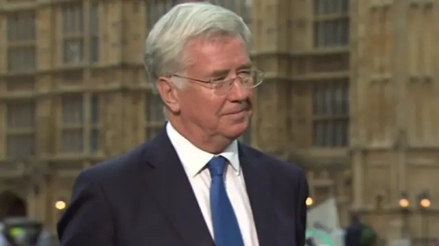 Defence Secretary Michael Fallon