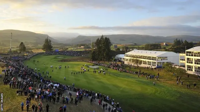 A view down the first hole