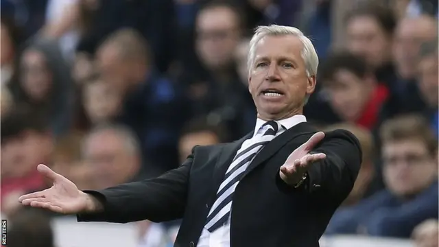 Newcastle manager Alan Pardew