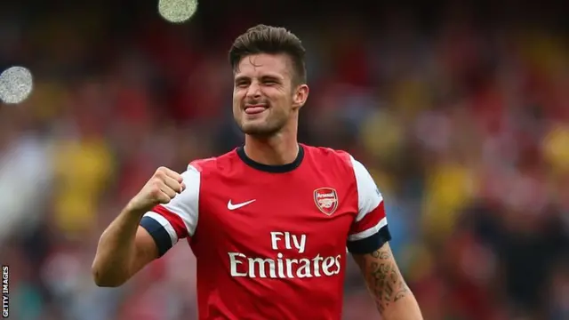 Arsenal striker Olivier Giroud