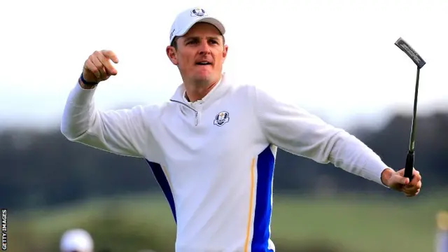 Justin Rose of Europe