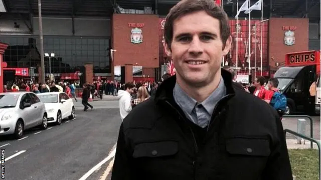 Kevin Kilbane at Anfield