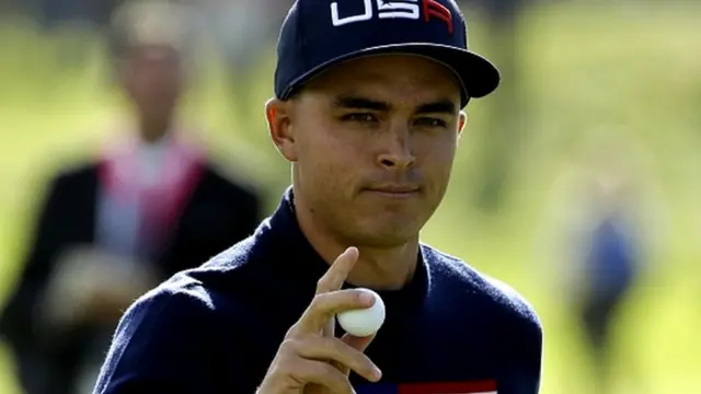 Rickie Fowler of the US