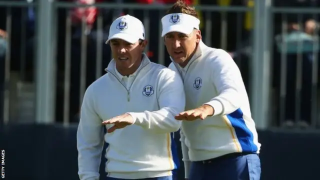 Ian Poulter and Rory McIlroy