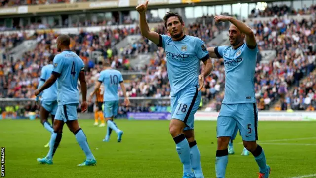 Frank Lampard celebrates