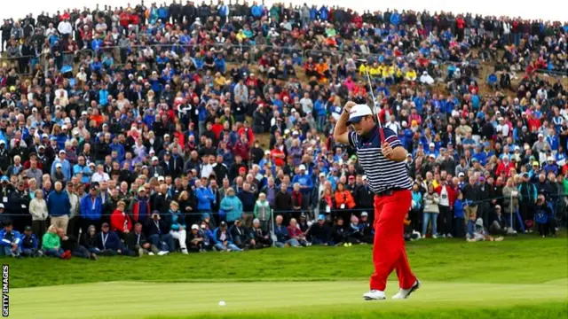 Patrick Reed of the United States