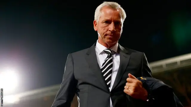 Newcastle United manager Alan Pardew