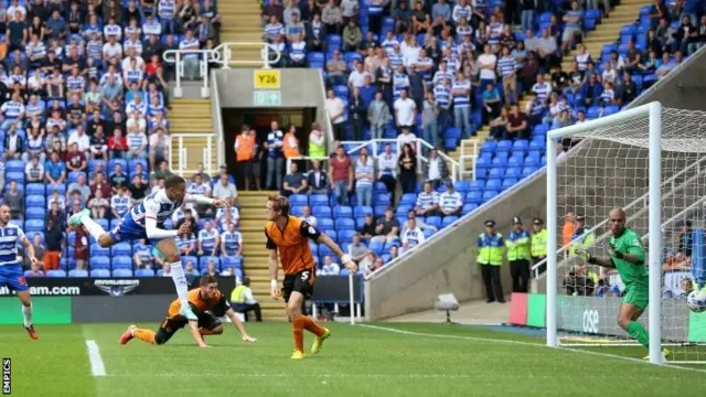 Michael Hector scores