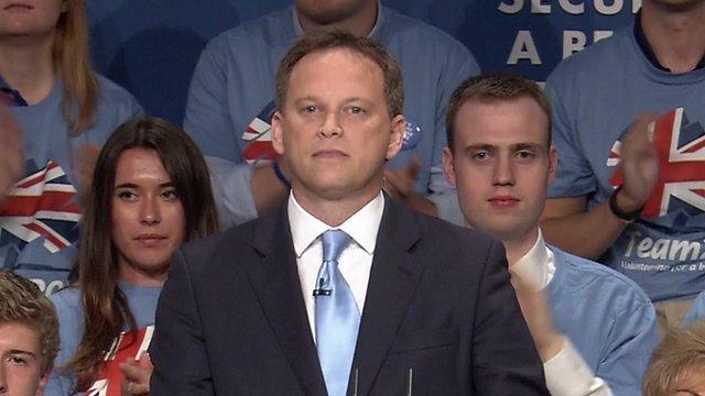 Grant Shapps at Conservative Party Conference 2014