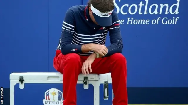 Bubba Watson at the Ryder Cup