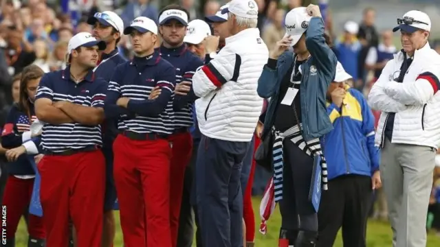 US team at the Ryder Cup