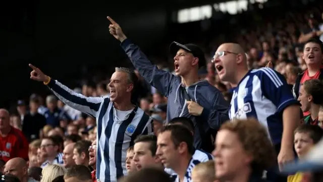 West Brom fans