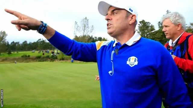 Europe team captain Paul McGinley