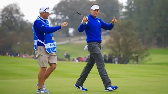 Europe's Ian Poulter in the Ryder Cup