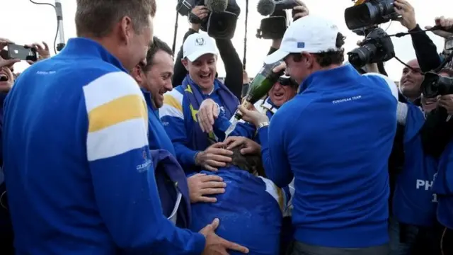 Rory McIlroy and Victor Dubuisson